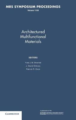 Architectured Multifunctional Materials: Volume 1188 - cover