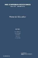 Materials Education: Volume 1233 - cover