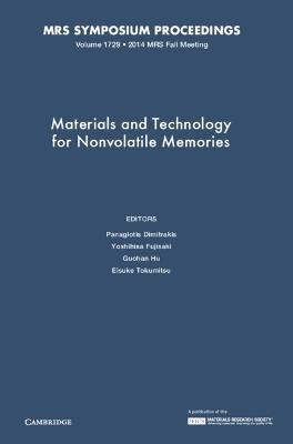 Materials and Technology for Nonvolatile Memories: Volume 1729 - cover
