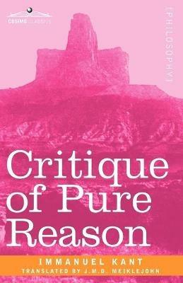Critique of Pure Reason - Immanuel Kant - cover