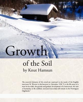 Growth of the Soil - Knut Hamsun - cover