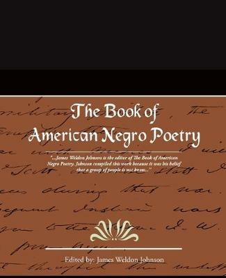 The Book of American Negro Poetry - James Weldon Johnson - cover