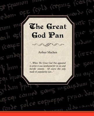 The Great God Pan - Arthur Machen - cover