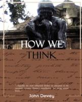 How We Think - John Dewey - cover