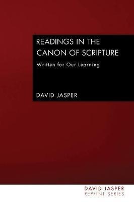 Readings in the Canon of Scripture - David Jasper - cover