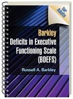 Barkley Deficits in Executive Functioning Scale (BDEFS for Adults), (Wire-Bound Paperback)