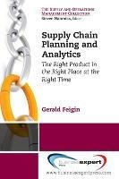 Supply Chain Planning and Analytics - Gerald Feigin - cover