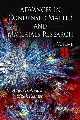 Advances in Condensed Matter & Materials Research: Volume 8 - cover