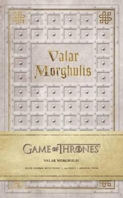 Game of Thrones: Valar Morghulis Hardcover Ruled Journal - . HBO - cover