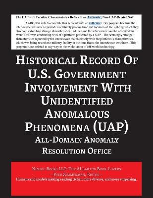 Report on the Historical Record of U.S. Government Involvement with Unidentified Anomalous Phenomena (UAP) - All-Domain Anomaly Resolution Office - cover