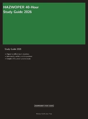 HAZWOPER 40-Hour Study Guide 2026 - Meridian Certification Press - cover