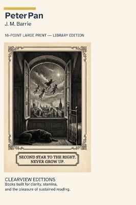 Peter Pan: A Clearview Large Print Edition - James Matthew Barrie - cover