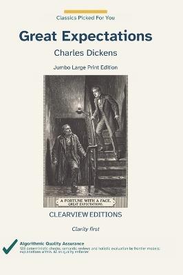Great Expectations: A Clearview Large Print Edition - Charles Dickens - cover