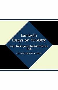 Lambeth Essays on Ministry - cover