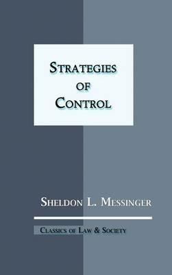 Strategies of Control - Jonathan Simon,Sheldon L Messinger - cover