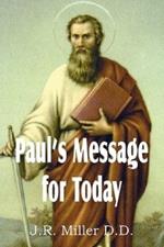 Paul's Message for Today