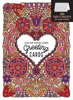 Color-Your-Own Greeting Cards: 30 Cards & Envelopes for Every Occasion - Caitlin Keegan - cover