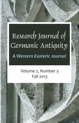 Research Journal of Germanic Antiquity: A Western Esoteric Journal Vol.2, No.3 - cover