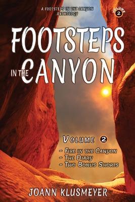 Fire in the Canyon and the Diary: A Footsteps in the Canyon Anthology - Joann Klusmeyer - cover