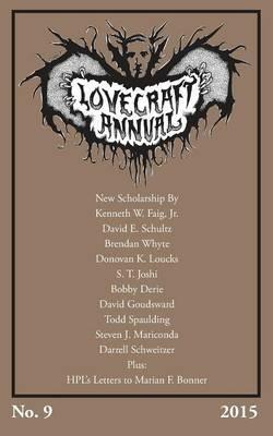 Lovecraft Annual No. 9 (2015) - cover