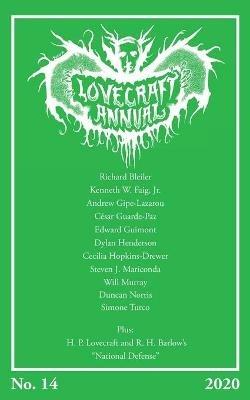Lovecraft Annual No. 14 (2020) - cover
