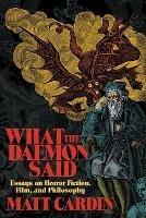 What the Demon Said - Matt Cardin - cover