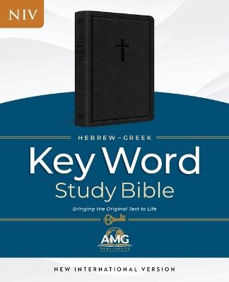 Hebrew-Greek Key Word Study Bible, Black Leather, Indexed - cover