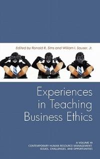 Experiences In Teaching Business Ethics - cover