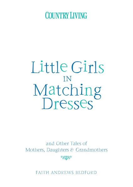 Little Girls in Matching Dresses