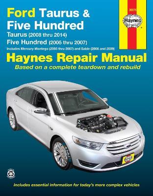 Ford Taurus (08-14) & Five Hundred (05-07) & Mercury Montego (05-07) & Sable (08-09) Haynes Repair Manual (USA) - Haynes Publishing - cover