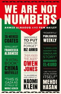 We Are Not Numbers: The Voices of Gaza's Youth - cover