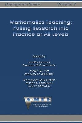 Mathematics Training: Putting research into Practice at All Levels - cover
