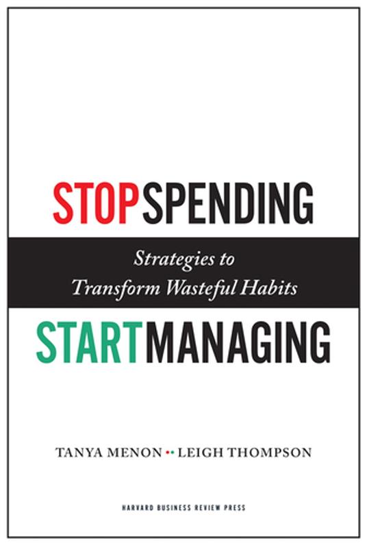Stop Spending, Start Managing