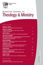 McMaster Journal of Theology and Ministry: Volume 14, 20132014