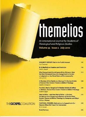 Themelios, Volume 35, Issue 2 - cover