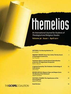 Themelios, Volume 36, Issue 1 - cover