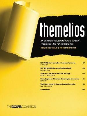Themelios, Volume 37, Issue 3 - cover
