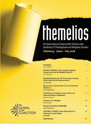 Themelios, Volume 33, Issue 1 - cover