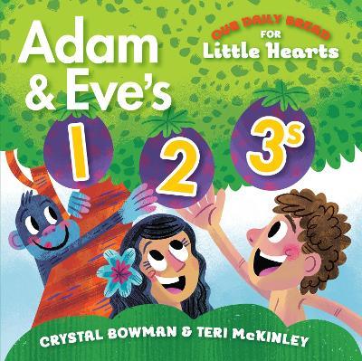 Adam and Eve's 1-2-3s: (A Bible-Based Counting Board Book for Toddlers and Preschoolers Ages 1-3) - Crystal Bowman,Teri McKinley - cover