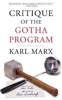 Critique Of The Gotha Program - Karl Marx - cover