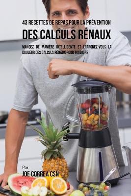 43 Recettes de Repas pour la Prevention des calculs renaux: Mangez de maniere intelligente et epargnez-vous la douleur des calculs renaux pour toujours - Joe Correa - cover