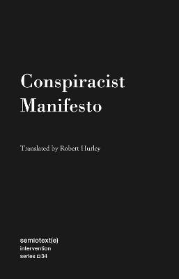Conspiracist Manifesto - Anonymous Anonymous,Robert Hurley - cover