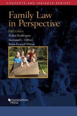 Family Law in Perspective - Walter Wadlington,Raymond C. O'Brien,Robin Fretwell Wilson - cover