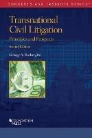 Transnational Civil Litigation: Principles and Prospects - George A. Rutherglen - cover