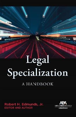 Legal Specialization: A Handbook - cover