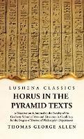 Horus in the Pyramid - Thomas George Allen - cover