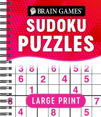 Brain Games - Large Print Sudoku Puzzles (Swoosh) - Publications International Ltd,Brain Games - cover