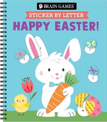 Brain Games - Sticker by Letter - Happy Easter! - Publications International Ltd,Brain Games,New Seasons - cover