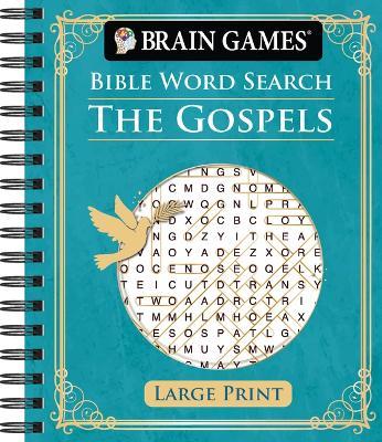 Brain Games - Bible Word Search: The Gospels - Large Print - Publications International Ltd - cover