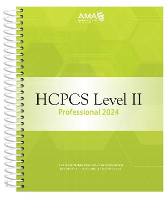 HCPCS 2024 Level II Professional Edition - American Medical Association - cover
